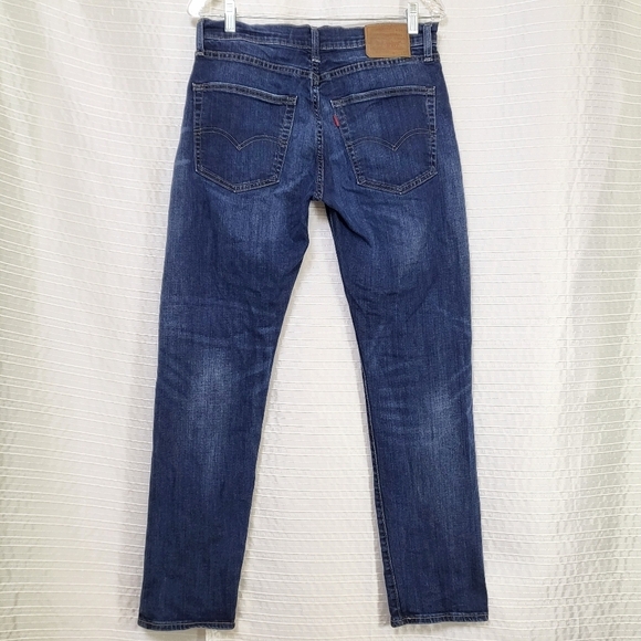 Levi’s Premium 502 Regular Taper Jean 31x32 (actual 31x29.5) Medium Wash/Whisker - Picture 4 of 14